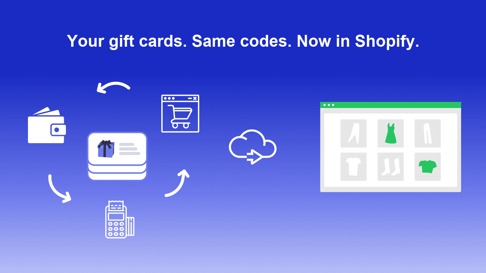 BluePeacock Gift Card Importer App Interface